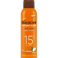 Bilboa coconut glow olio spray solare multiposizione spf15 150ml