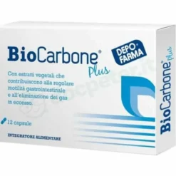 Biocarbone Plus gonfiore addominale 24 capsule