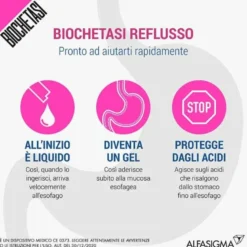 Biochetasi Reflusso Integratore Aroma Arancia 20 Stick