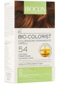 Bioclin Bio-Colorist 5.4 Castano Chiaro Rame Tintura Naturale Capelli