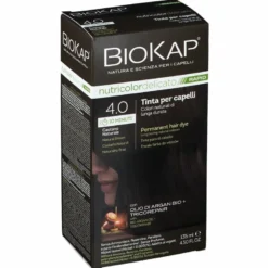 Biokap nutricolor delicato rapid tinta 4.00 castano naturale 135ml