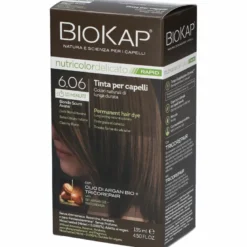 Biokap nutricolor delicato rapid tinta 6.06 biondo scuro avana 135ml
