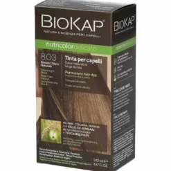 Biokap nutricolor delicato tinta 8.03 biondo chiaro naturale 140ml