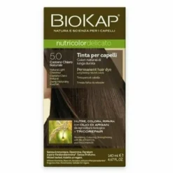 Biokap nutricolor delicato tinta 5.0 castano chiaro naturale 140ml