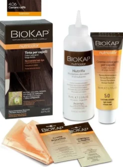 Biokap nutricolor tinta 4.06 castano caffe' 140ml