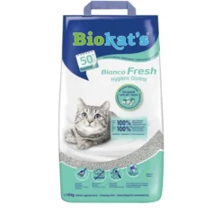 Biokat's bianco fresh lettiera argilla naturale 10kg