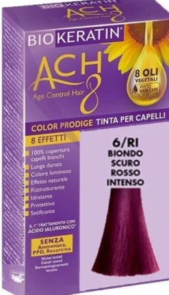 Biokeratin ach8 color prodige 6/ri biondo scuro rosso intenso