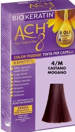 Biokeratin ach8 color prodige 4/m castano mogano