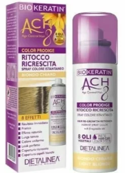 Biokeratin ach8 color prodige ritocco ricrescita biondo chiaro 75 ml dietalinea