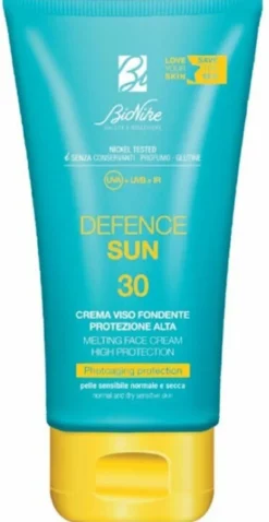 Bionike Defence Sun Crema Viso Fondente SPF 30 Protezione Alta 50 ml
