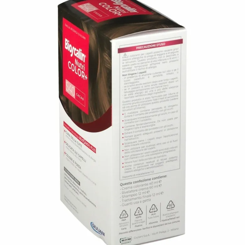 Bioscalin Nutri Color Plus 5.40 Cacao Trattamento Colorante