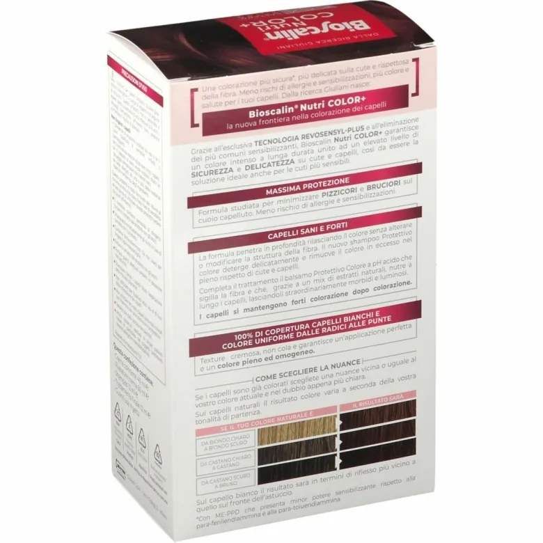 Bioscalin Nutri Color Plus 5.54 Castano Rosso Rame Trattamento Colorante