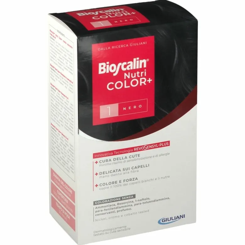 Bioscalin Nutri Color Plus 1 Nero Trattamento Colorante