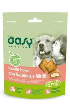 Biscotti Ripieni con Salmone e Mirtilli Rossi