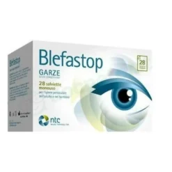 Blefastop garza con hy-ter in cotone piegata con filo di bario 28 pezzi
