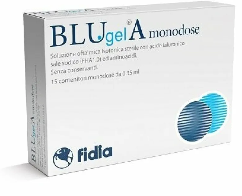 Blugel A Monodose Gocce Oculari 15 Flaconcini