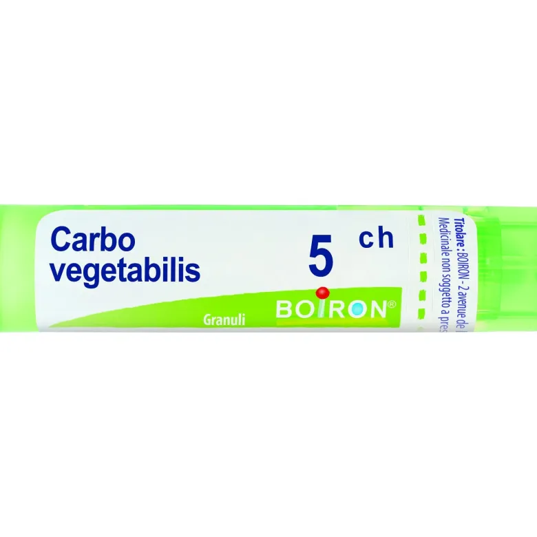 Boiron Carbo Vegetabilis Granuli 05Ch Tubo 4g