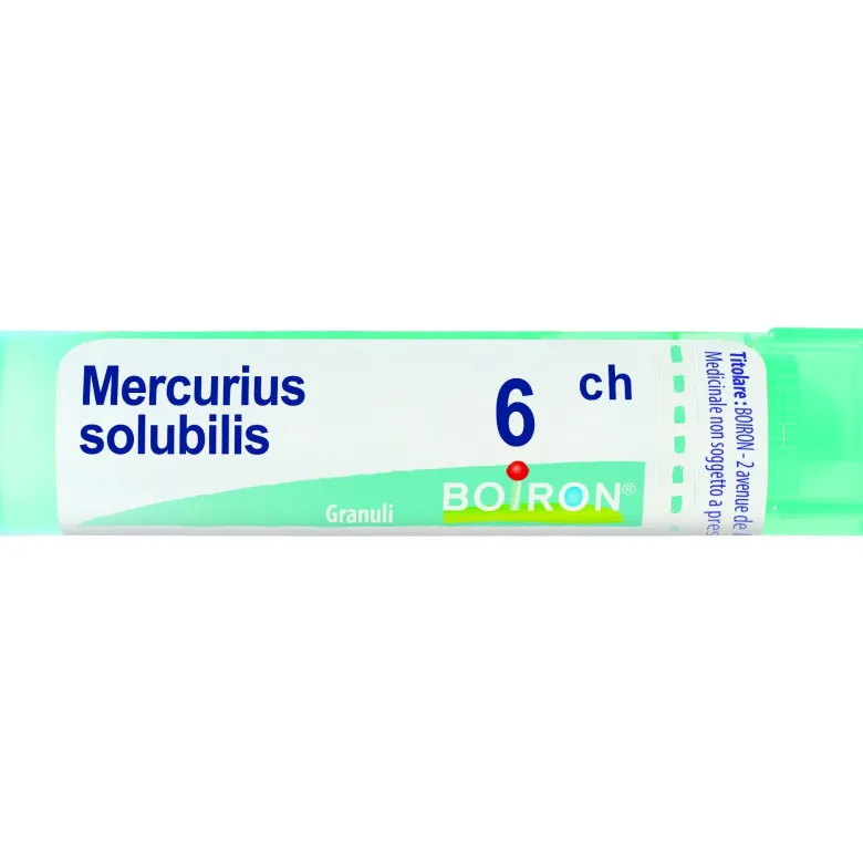 Boiron Mercurius Solubilis Granuli 06Ch Tubo 4g