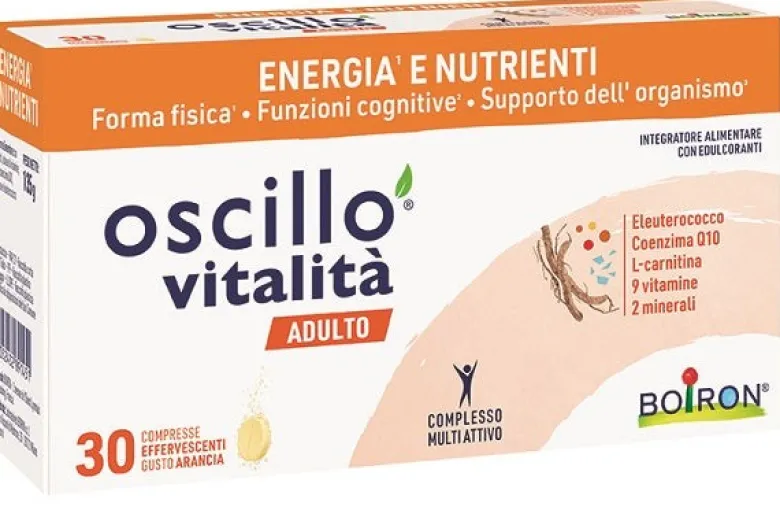 Boiron Oscillo Vitalità Adulto 30 Compresse Effervescenti