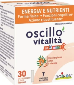Boiron Oscillo Vitalità 3Anni+ 30 Stick Orosolubili