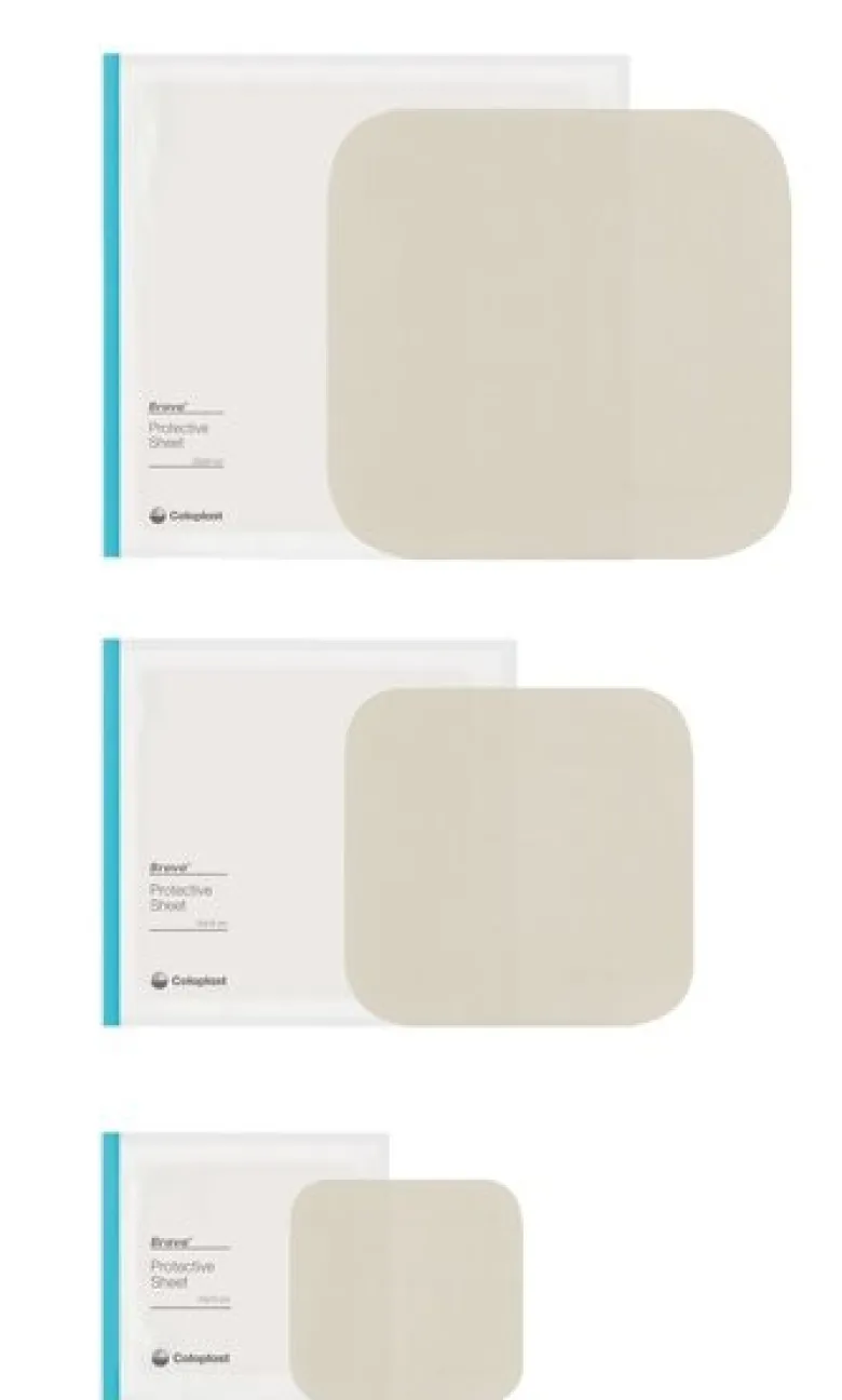 Brava piastra protettiva per stomia 10x10 cm 10 pezzi