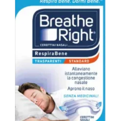 Breathe right trasparenti 10 pezzi