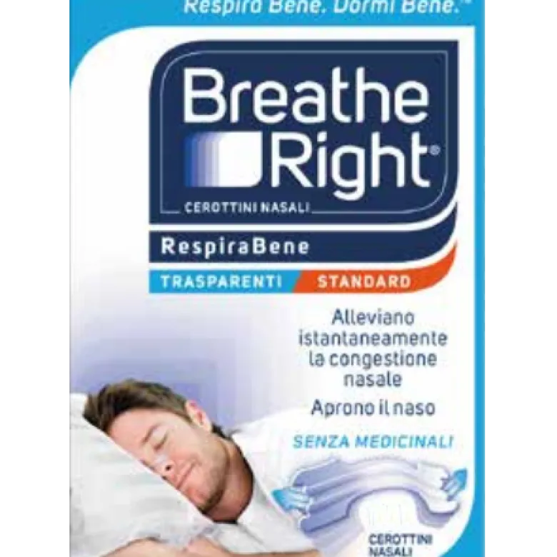 Breathe right trasparenti 30 pezzi