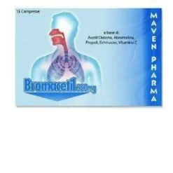 Bromacetil 600 mg Integratore Vie Respiratorie 15 Compresse Effervescenti