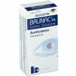 Brunac Collirio 5% Acetilcisteina 5 ml