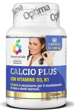 Calcio Plus Optima Colours of Life 60 Compresse