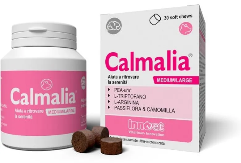 Calmalia Medium/Large Mangime Complementare Per Cani 30 Soft Chews
