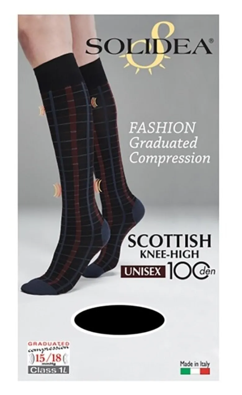 Calza elastica scottish 70 nero ml