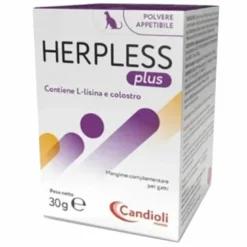 Candioli Herpless Plus Polvere Difese Immunitarie Gatti 30 g