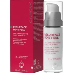 Canova Resurface Md15 Peel Trattamento Notte Antiossidante 30 ml