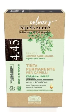 Capelvenere colours tinta capelli 4,45n castano rame mogano