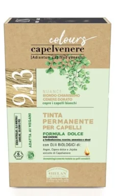 Capelvenere colours tinta capelli 9,13n biondo chiarissimo cenere dorato