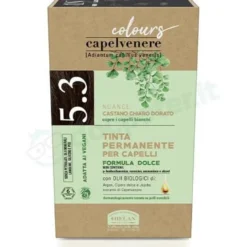 Capelvenere colours tinta capelli 5,3n castano chiaro dorato