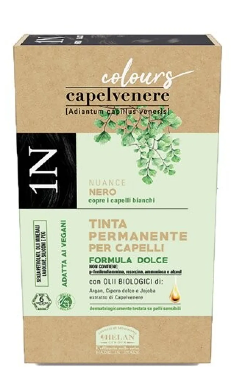 Capelvenere colours tinta capelli 1n nero