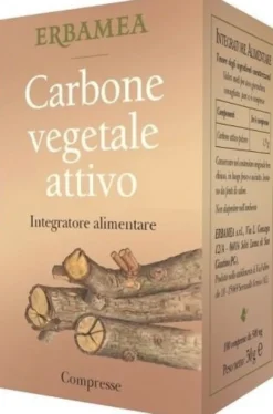 Carbone vegetale attivo 100 capsule