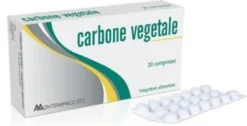 Carbone Vegetale Integratore Gonfiore Addominale 20 Compresse
