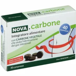 carbone vegetale Nova 40 compresse