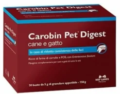 Carobin pet digest granulare 30 buste da 5 g
