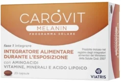 Carovit melanin programma solare 20 capsule