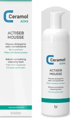 Ceramol acn3 actiseb mousse 150 ml