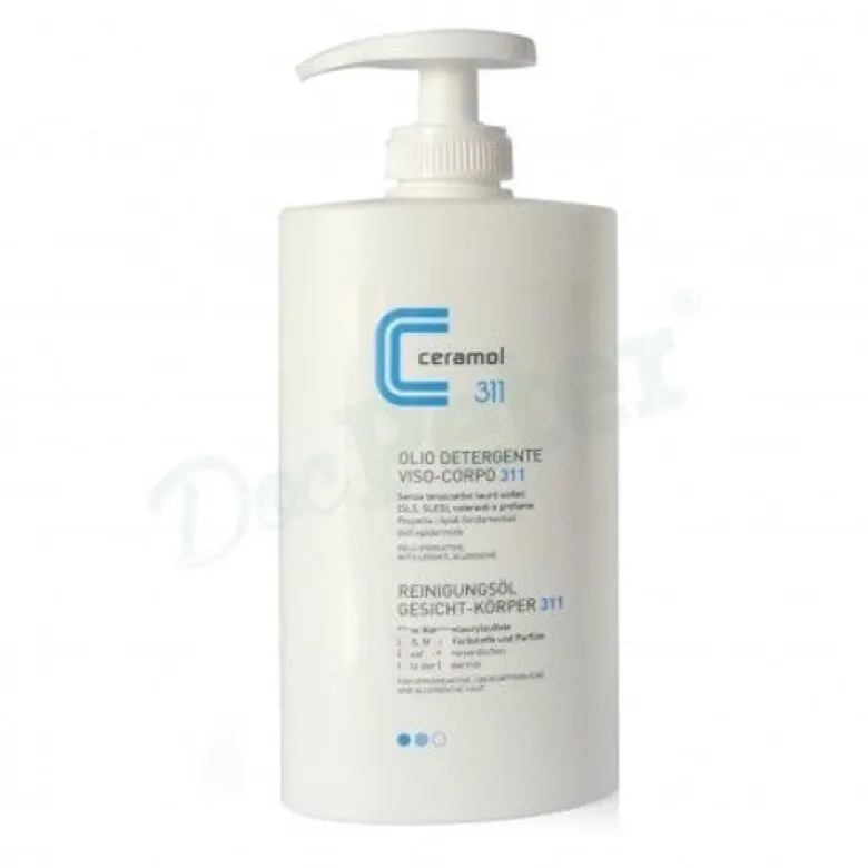 Ceramol 311 Olio Detergente Viso Corpo Flacone 400 ml