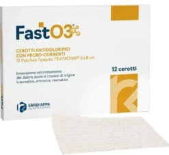 Cerotti antidolorifici fasto3 6x8cm 12 pezzi