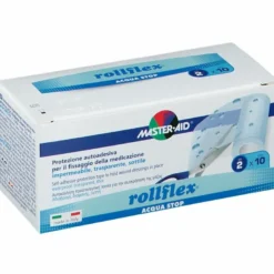 Cerotto adesivo impermeabile master-aid rollflex acquastop 2x10
