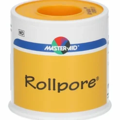 Cerotto in rocchetto master-aid rollpore tessuto non tessuto5x5