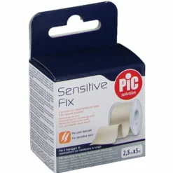 Cerotto in rocchetto pic sensitive fix tela 2,5x500 cm con fustella 1 pezzo