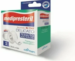 Cerotto in rocchetto tessuto non tessuto medipresteril 5x250cm